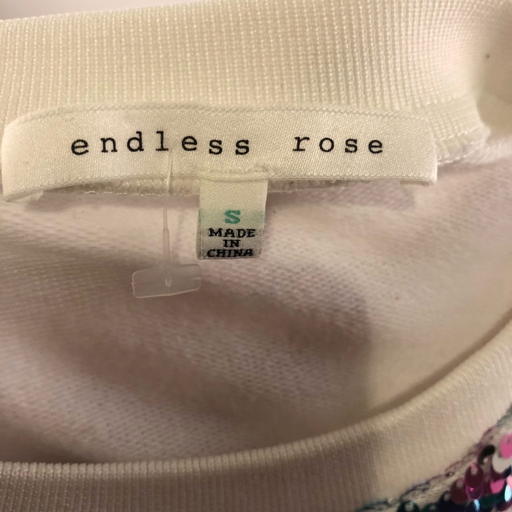 Endless Rose Ha Sequin Crop Top - Picture 6 of 8